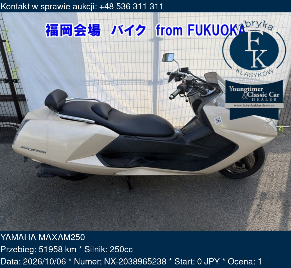 YAMAHA MAXAM250  - zdjęcie 2