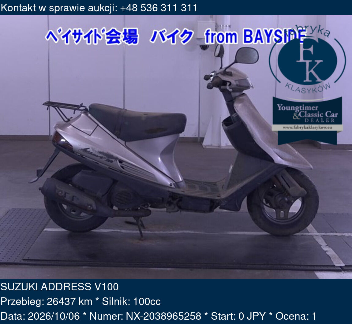 SUZUKI ADDRESS V100  - zdjęcie 2
