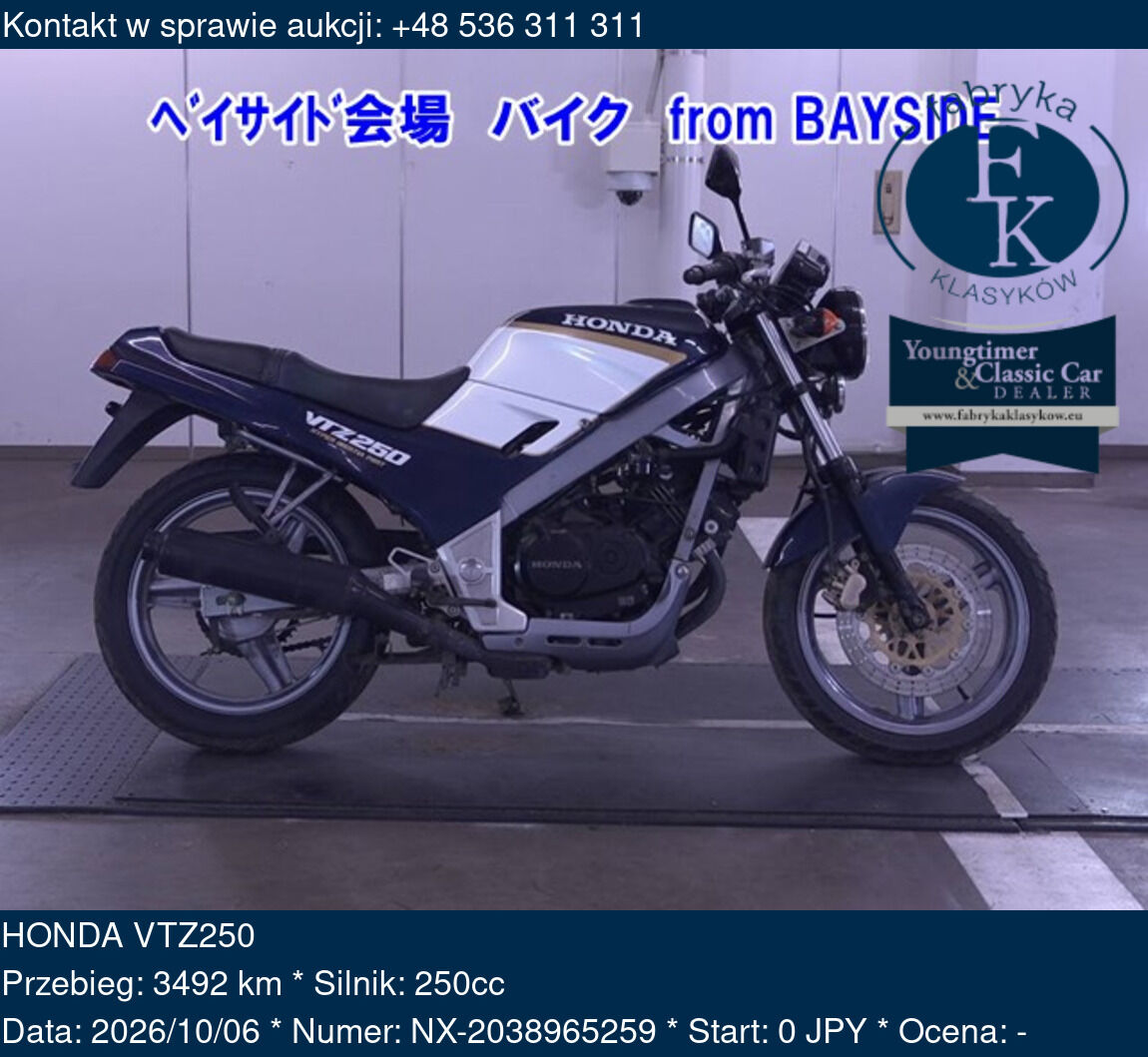 HONDA VTZ250  - zdjęcie 2