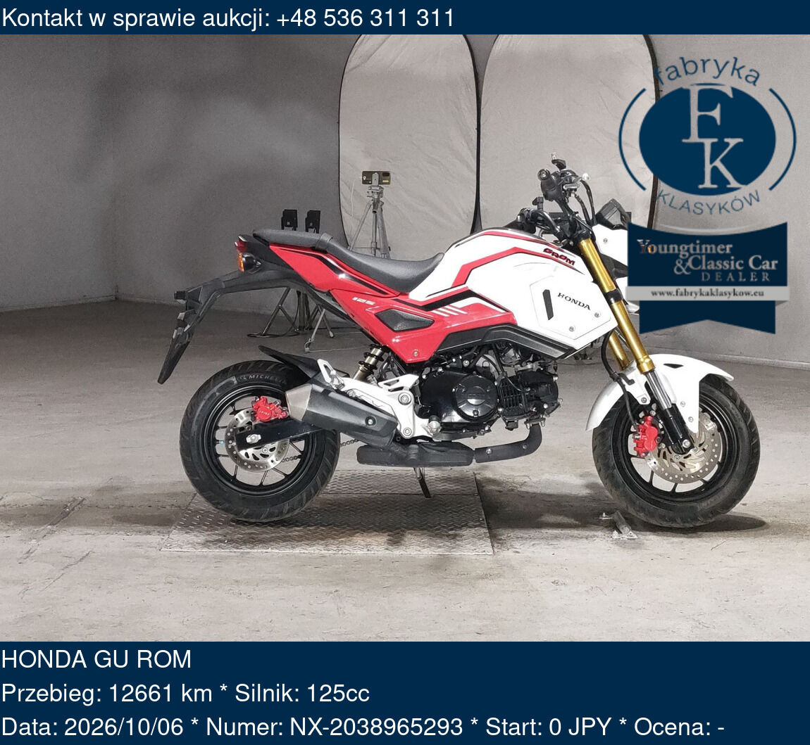 HONDA GU ROM  - zdjęcie 2
