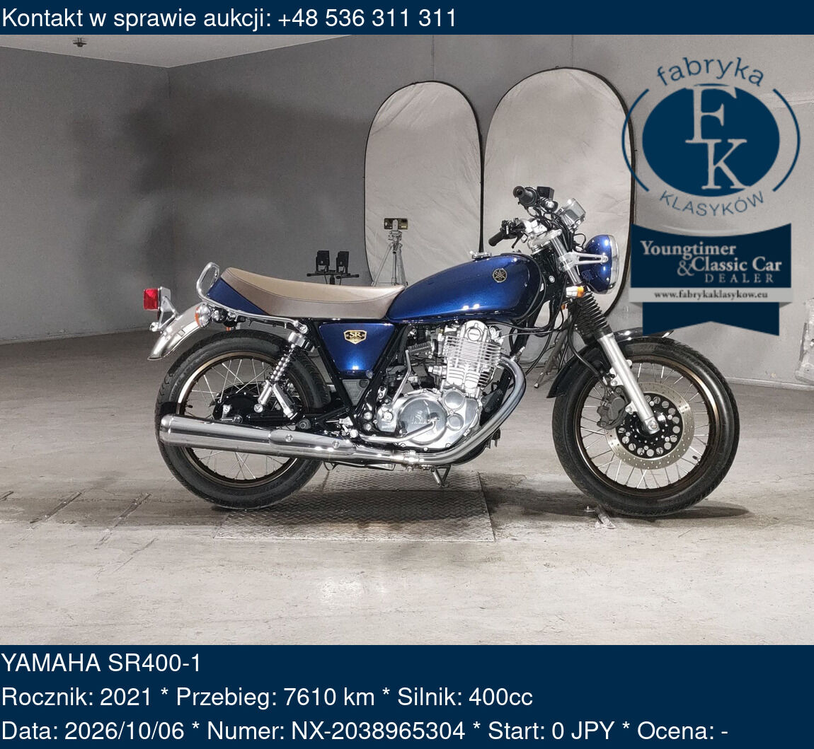 YAMAHA SR400-1 2021 - zdjęcie 2