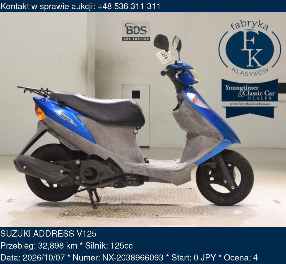SUZUKI ADDRESS V125  - zdjęcie 2