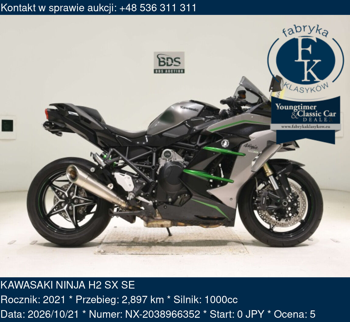 KAWASAKI NINJA H2 SX SE 2021 - zdjęcie 2