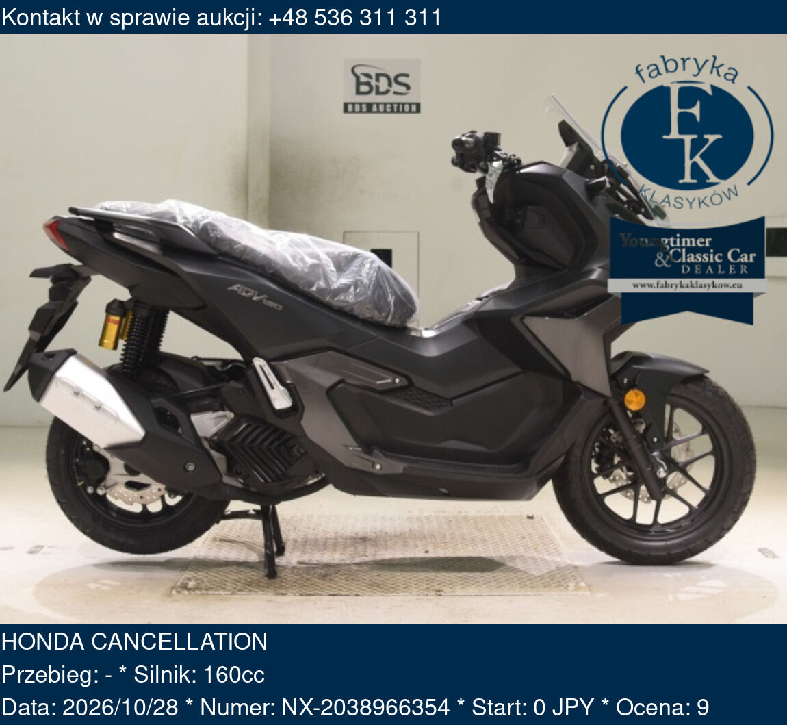 HONDA CANCELLATION  - zdjęcie 2