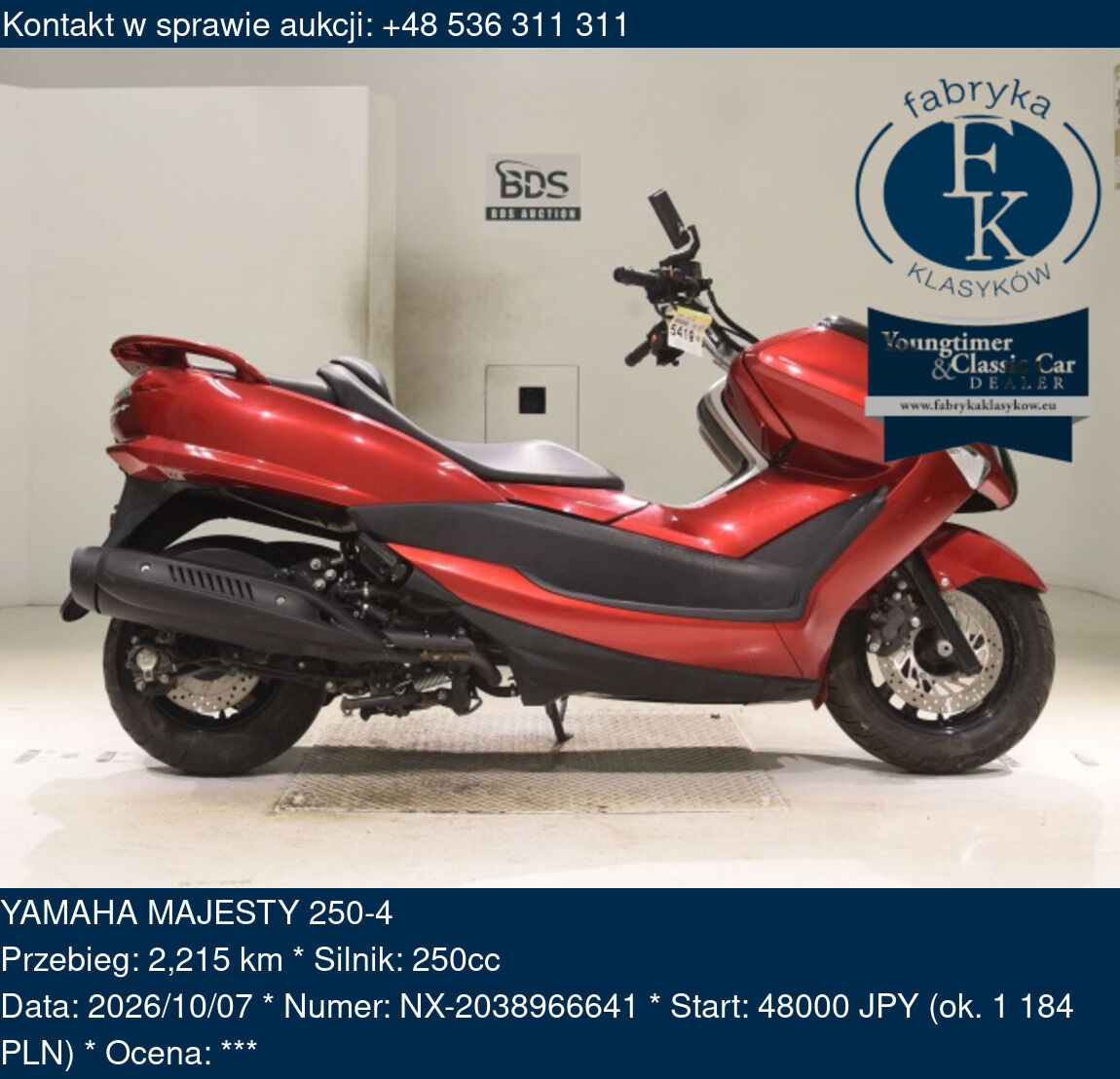 YAMAHA MAJESTY 250-4 - zdjęcie 2