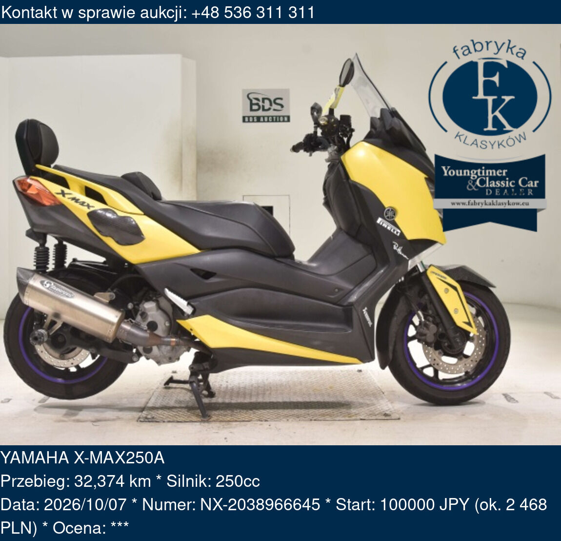 YAMAHA X-MAX250A  - zdjęcie 2