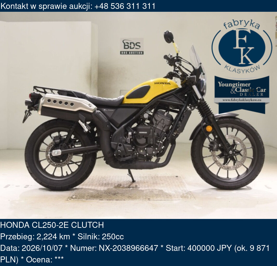HONDA CL250-2E CLUTCH  - zdjęcie 2