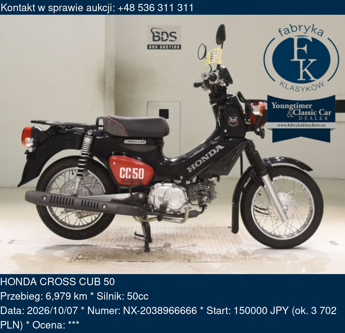 HONDA CROSS CUB 50 - zdjęcie 2