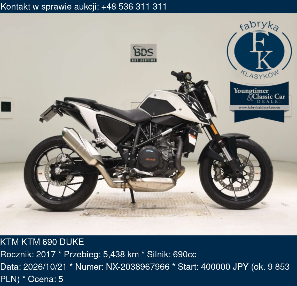 KTM KTM 690 DUKE 2017 - zdjęcie 2