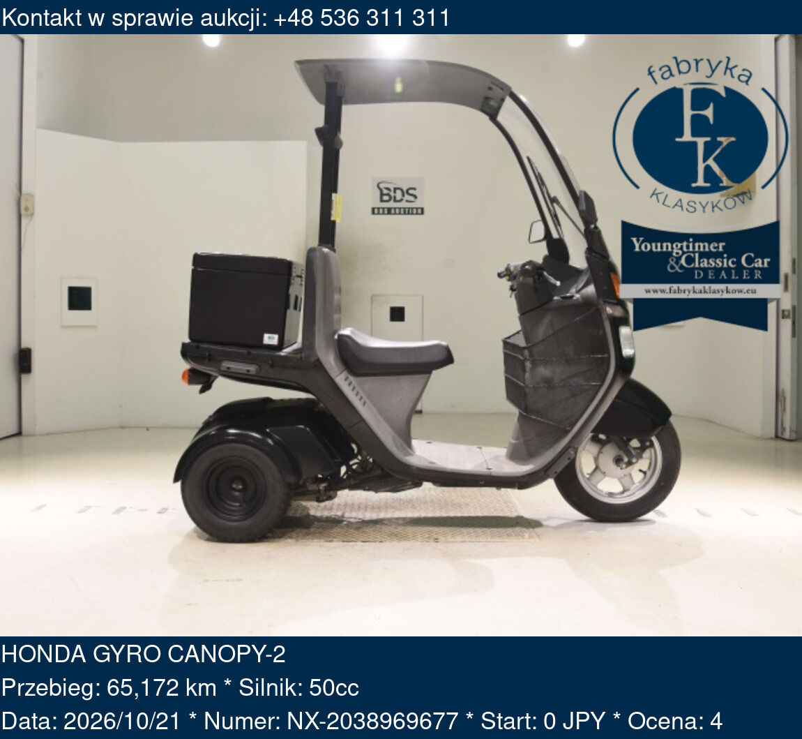 HONDA GYRO CANOPY-2  - zdjęcie 2
