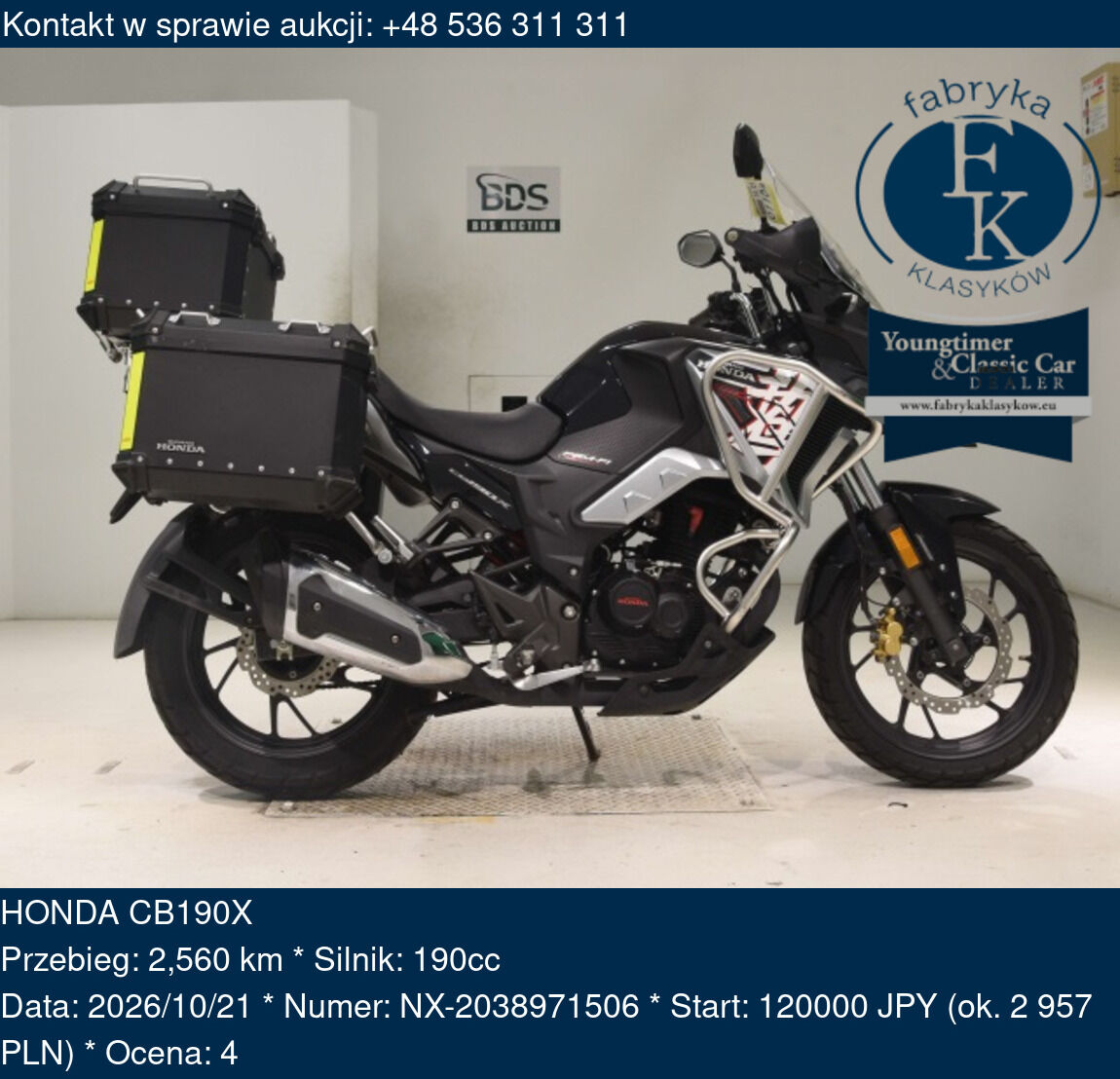 HONDA CB190X  - zdjęcie 2