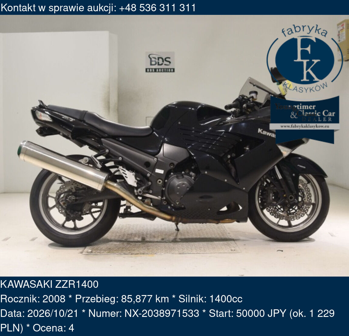 KAWASAKI ZZR1400 2008 - zdjęcie 2