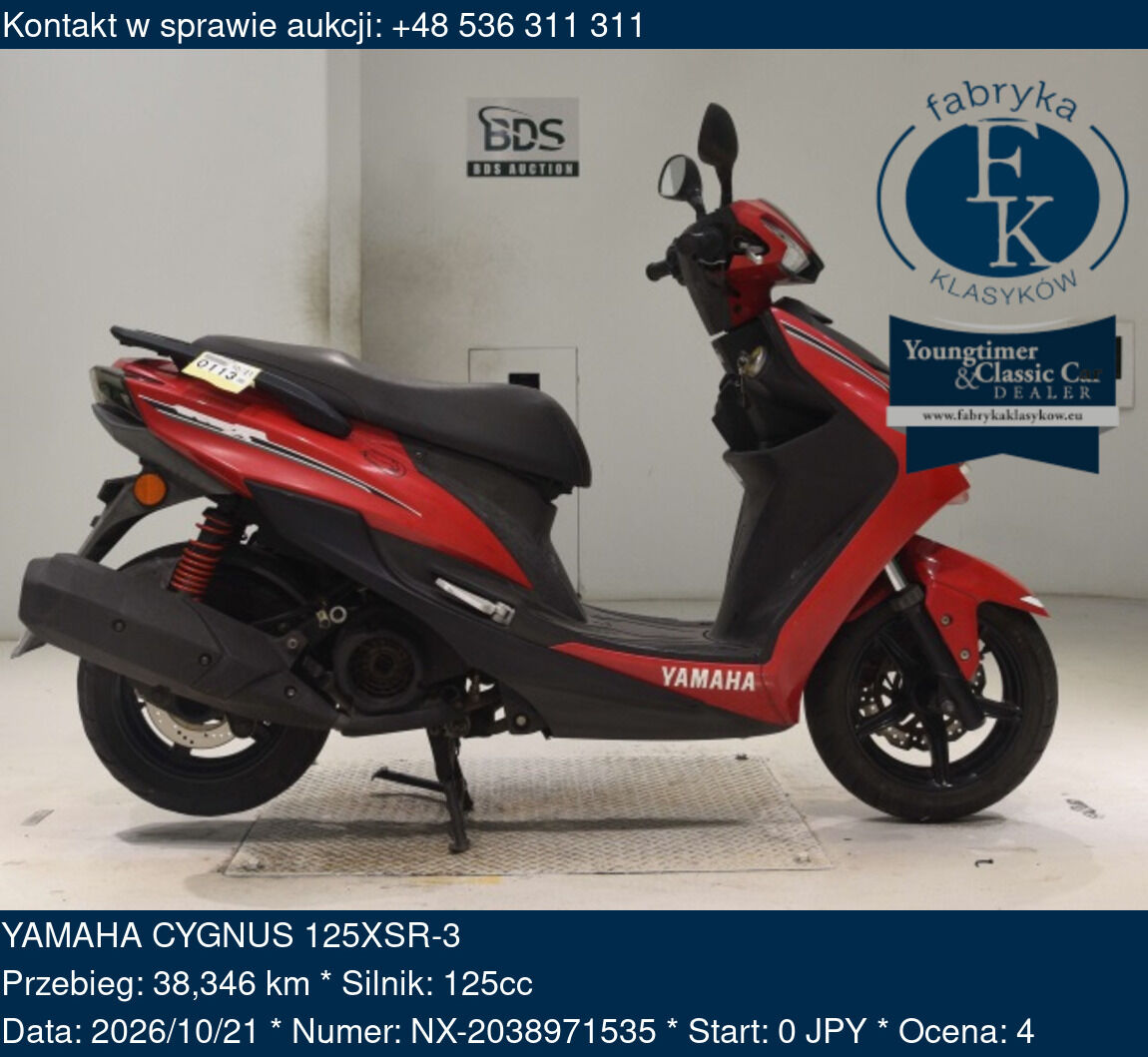 YAMAHA CYGNUS 125XSR-3  - zdjęcie 2