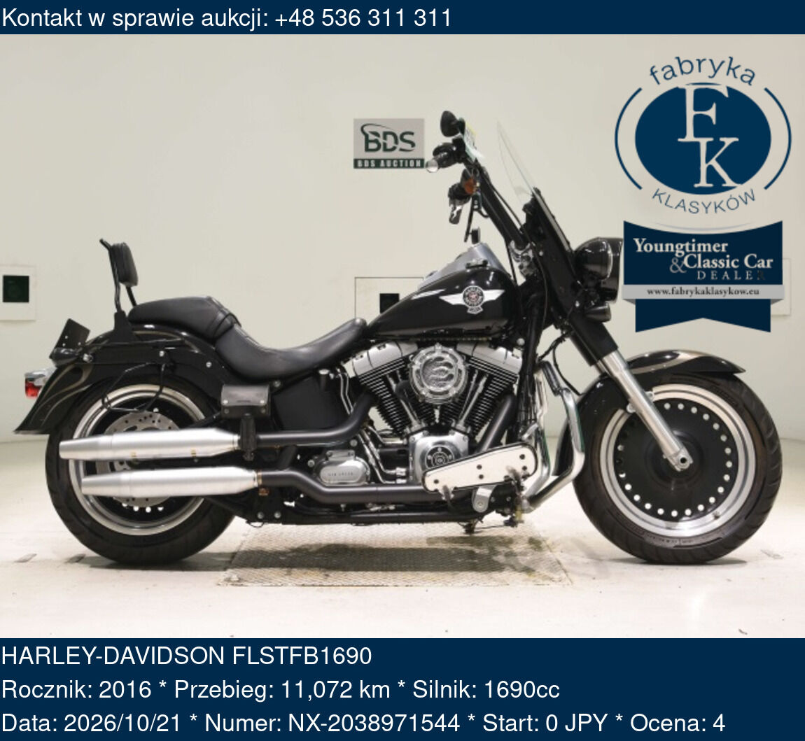HARLEY-DAVIDSON FLSTFB1690 2016 - zdjęcie 2