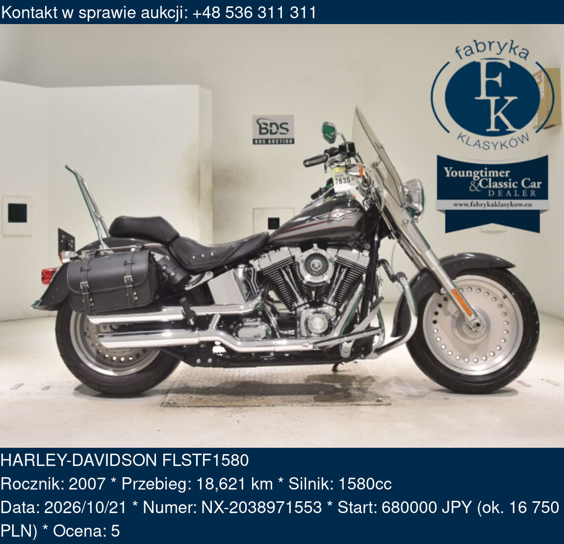 HARLEY-DAVIDSON FLSTF1580 2007 - zdjęcie 2