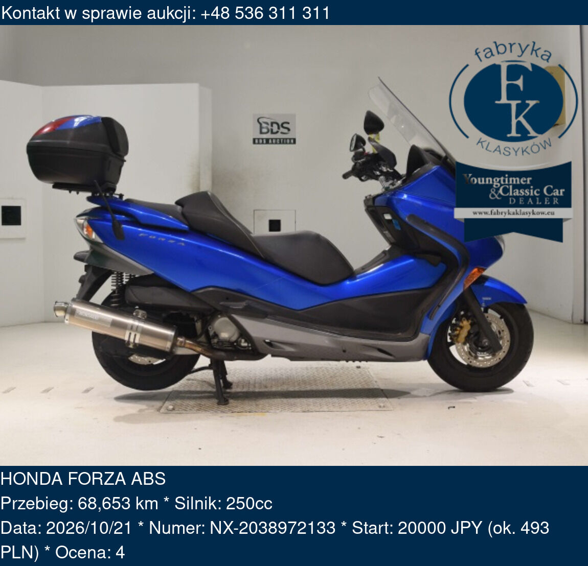 HONDA FORZA ABS  - zdjęcie 2