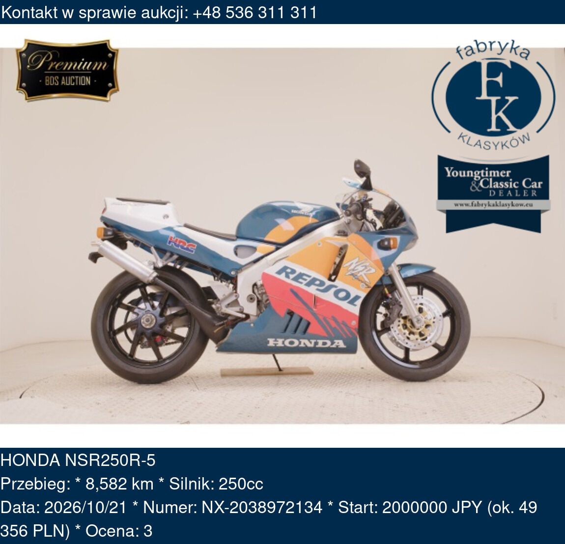 HONDA NSR250R-5  - zdjęcie 2