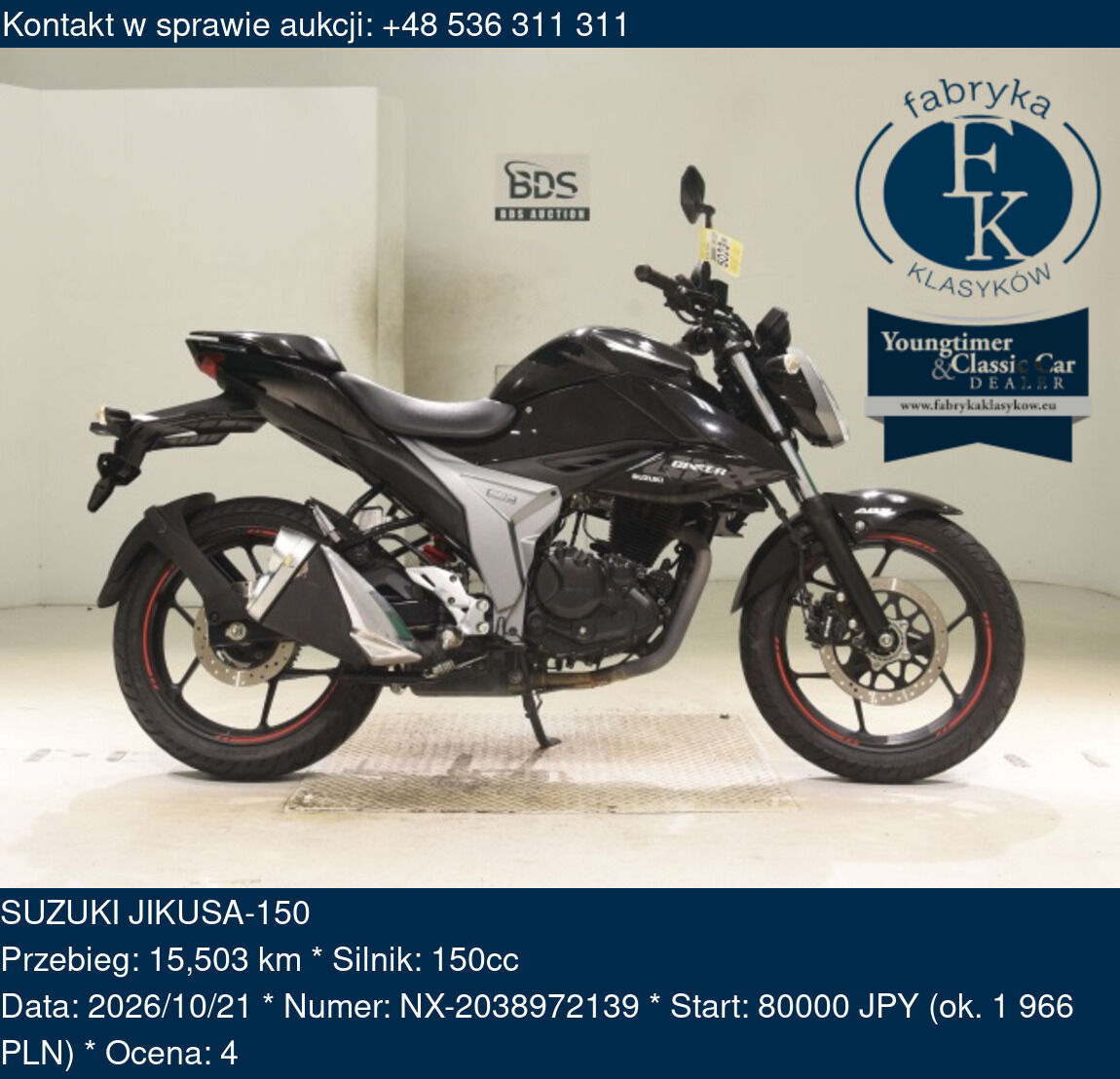 SUZUKI JIKUSA-150 - zdjęcie 2