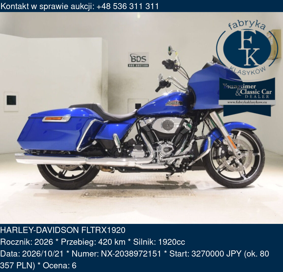 HARLEY-DAVIDSON FLTRX1920 2026 - zdjęcie 2