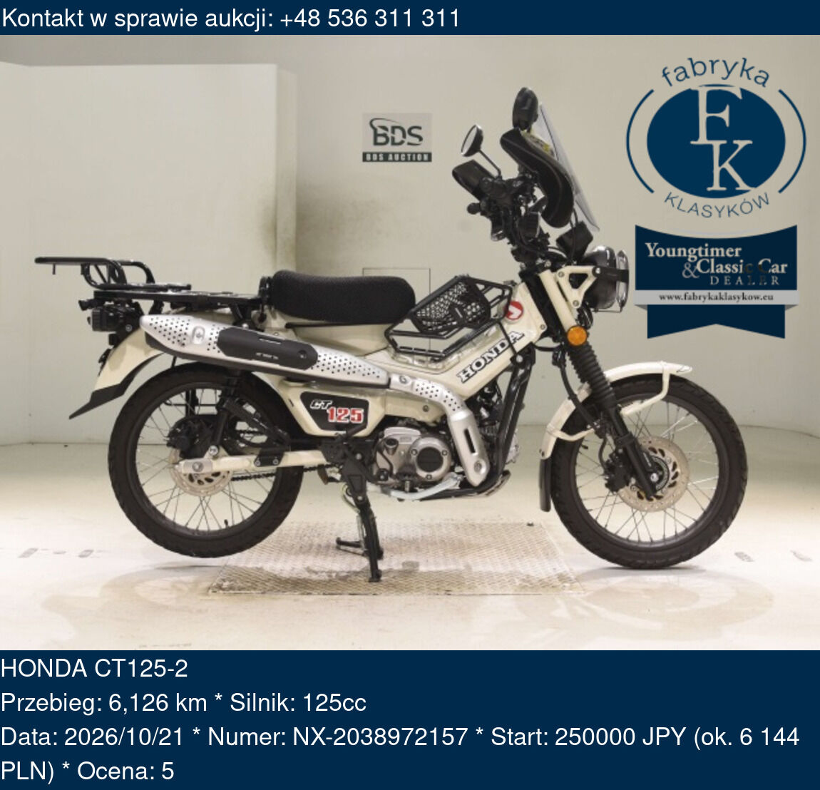 HONDA CT125-2 - zdjęcie 2