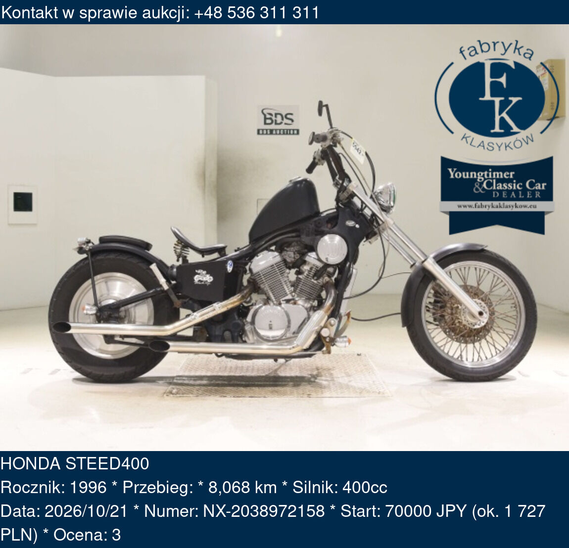 HONDA STEED400 1996 - zdjęcie 2