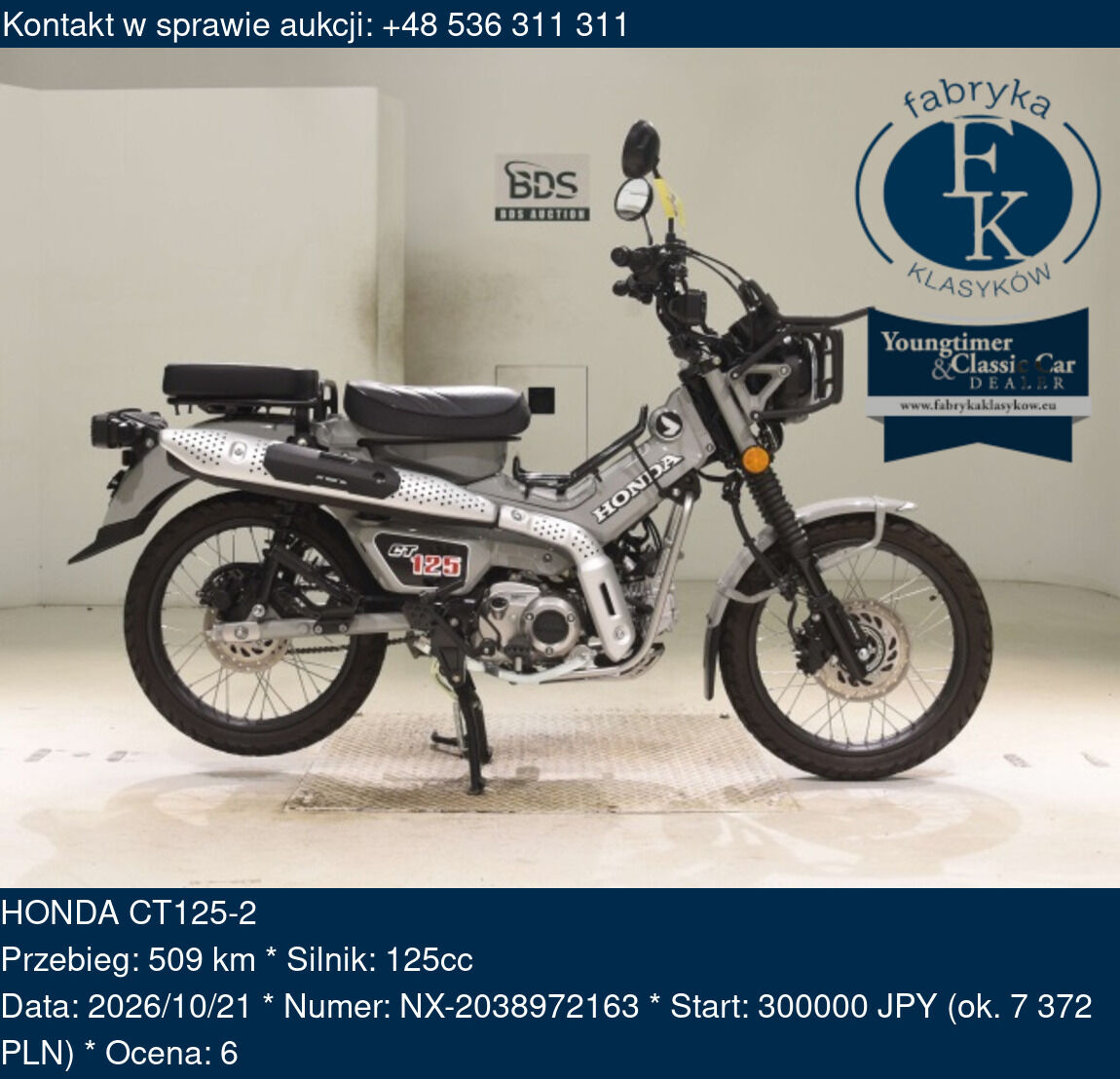 HONDA CT125-2  - zdjęcie 2