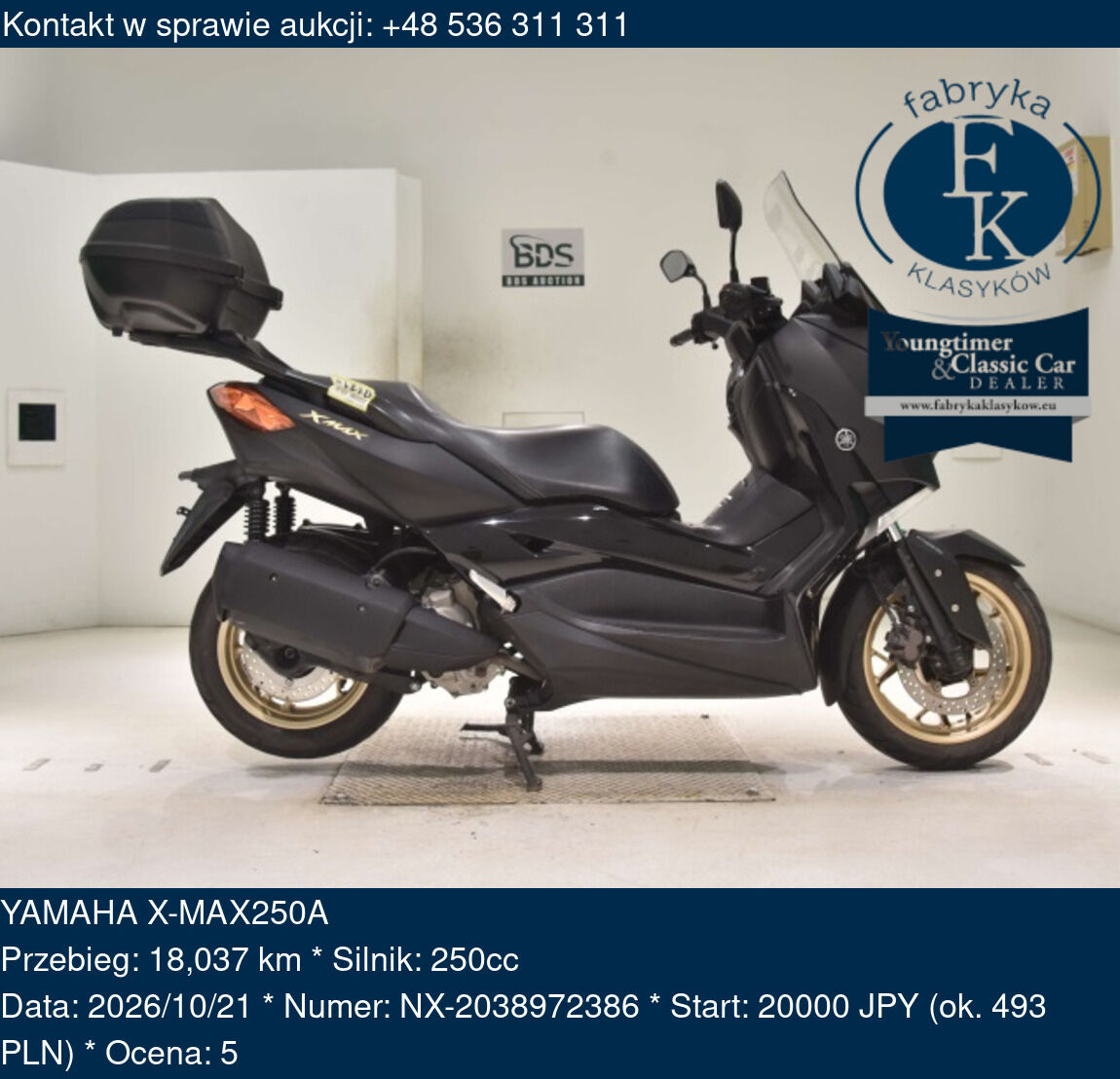 YAMAHA X-MAX250A  - zdjęcie 2