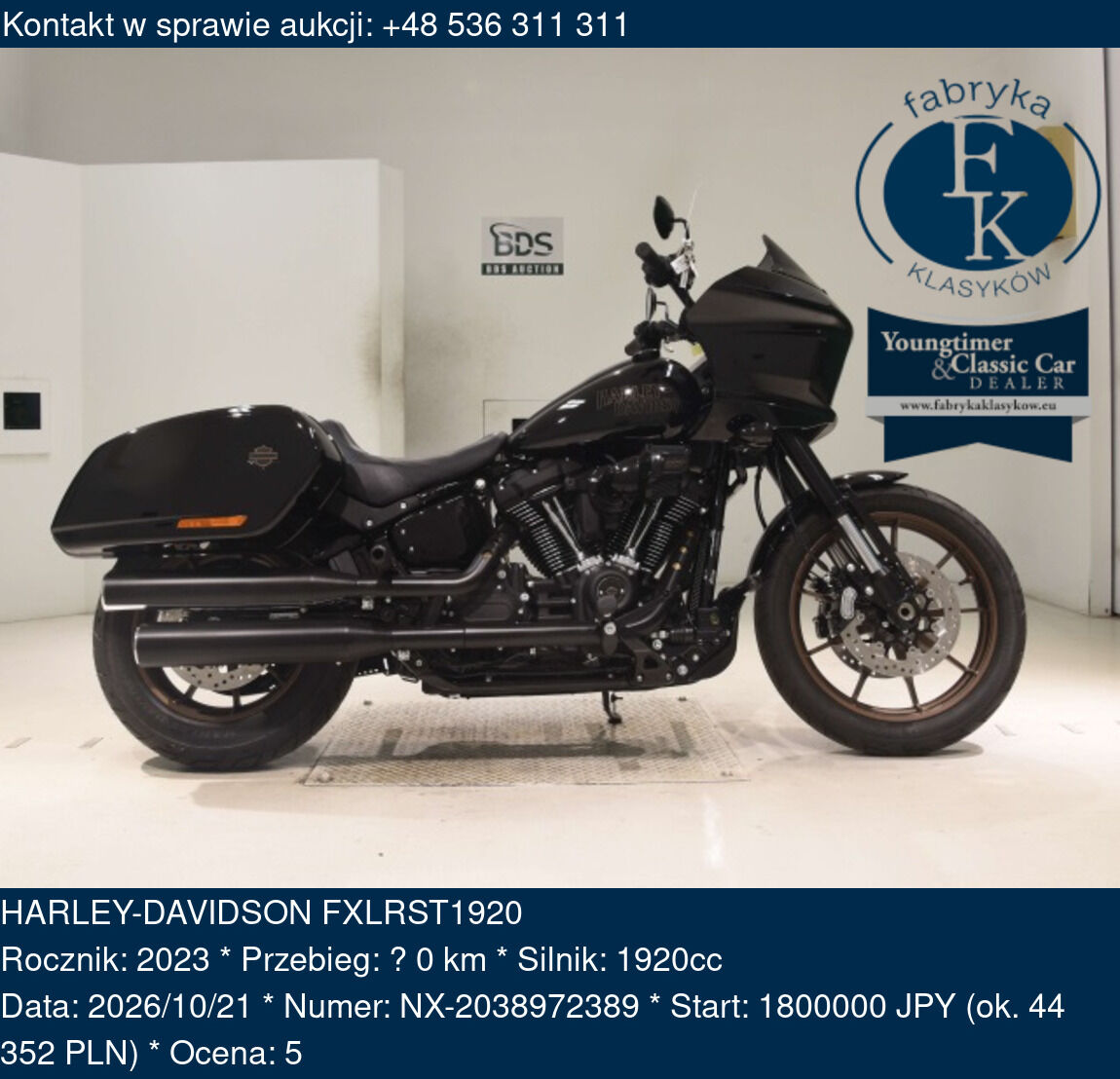 HARLEY-DAVIDSON FXLRST1920 2023 - zdjęcie 2