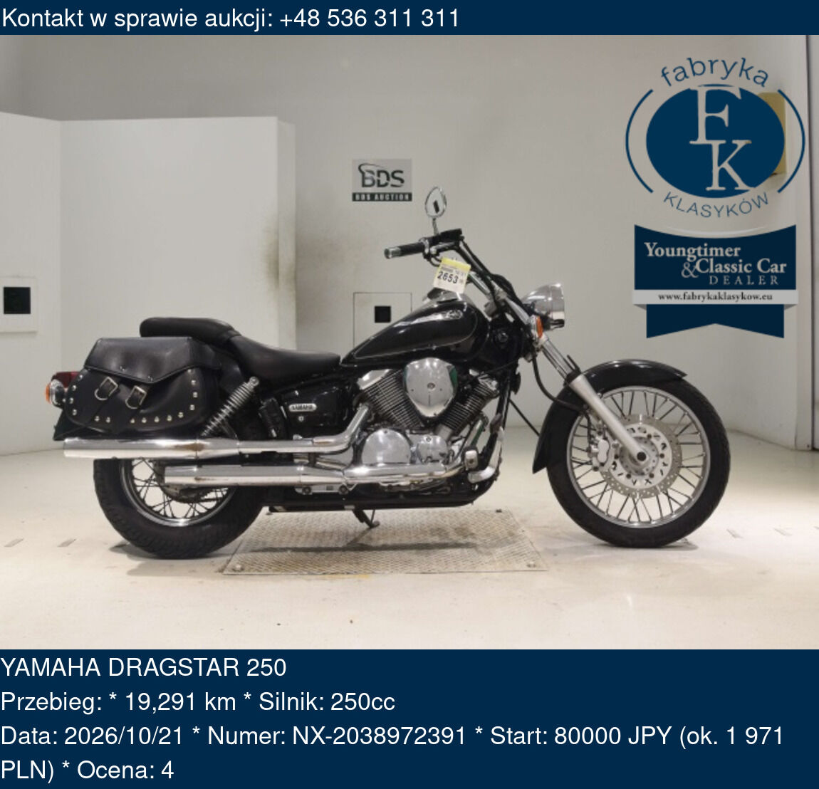 YAMAHA DRAGSTAR 250  - zdjęcie 2
