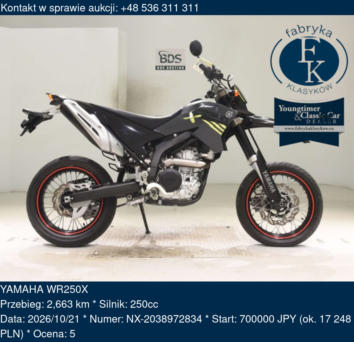 YAMAHA WR250X  - zdjęcie 2