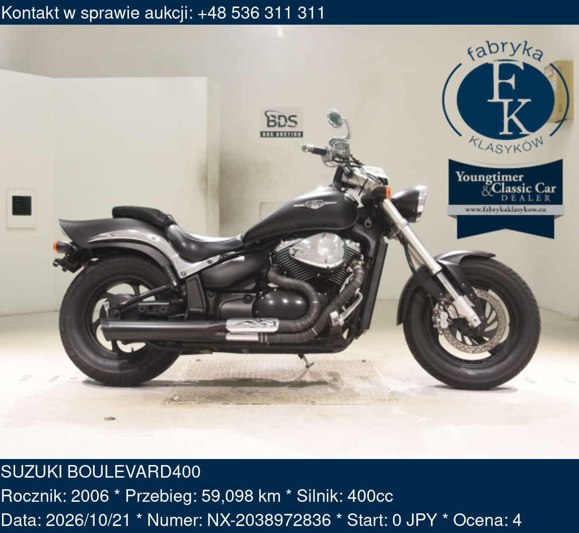 SUZUKI BOULEVARD400 2006 - zdjęcie 2