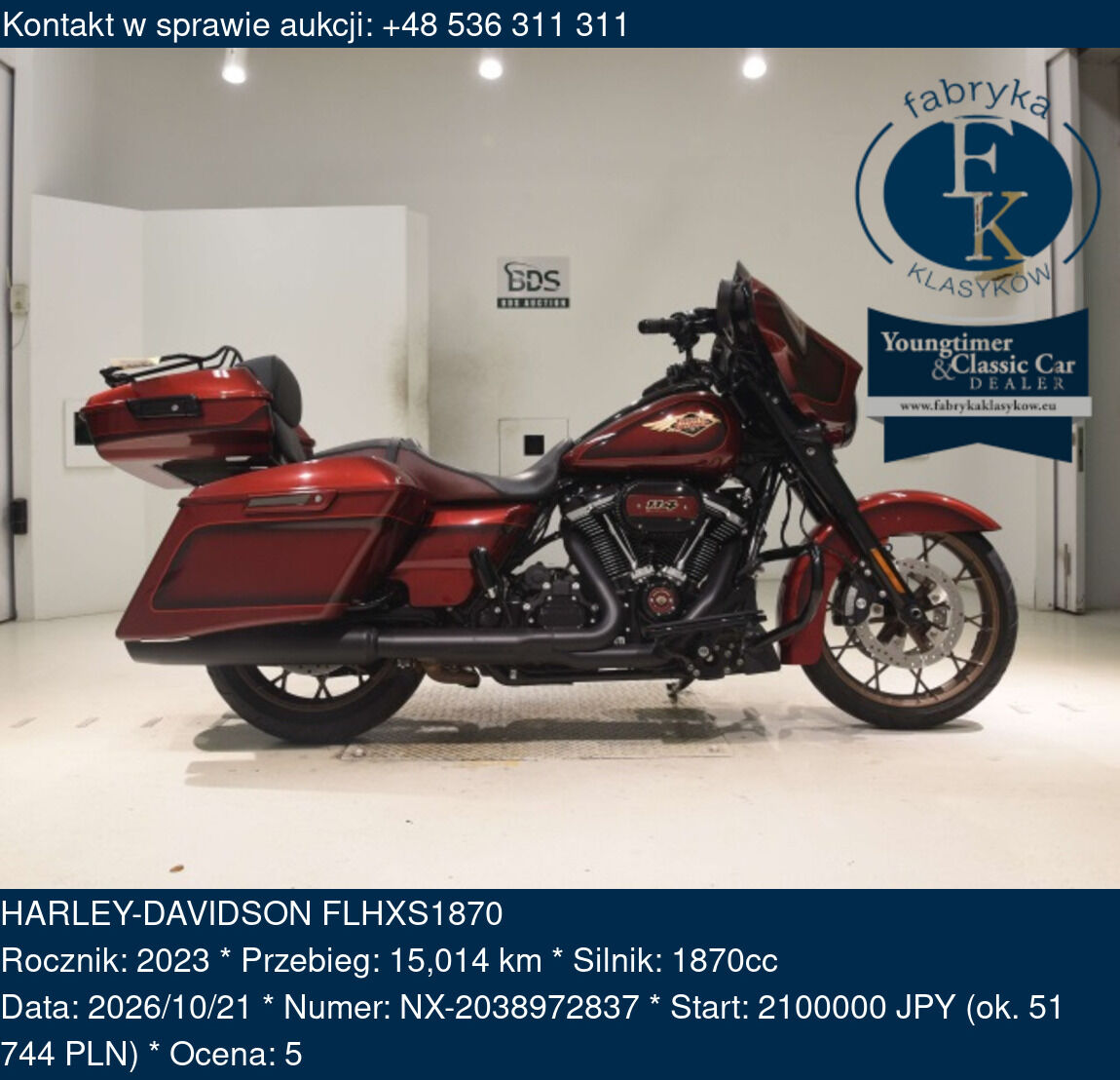 HARLEY-DAVIDSON FLHXS1870 2023 - zdjęcie 2