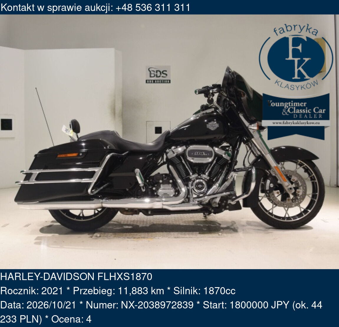 HARLEY-DAVIDSON FLHXS1870 2021 - zdjęcie 2
