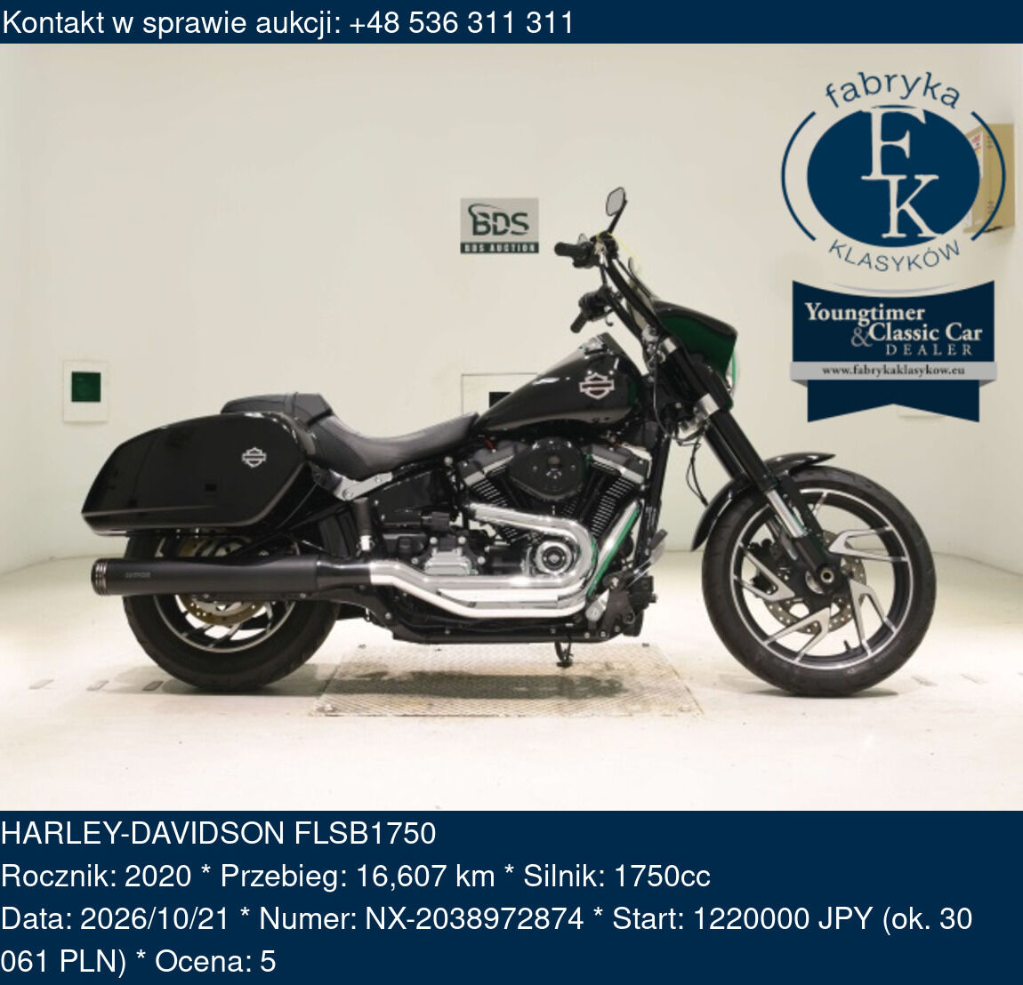 HARLEY-DAVIDSON FLSB1750 2020 - zdjęcie 2
