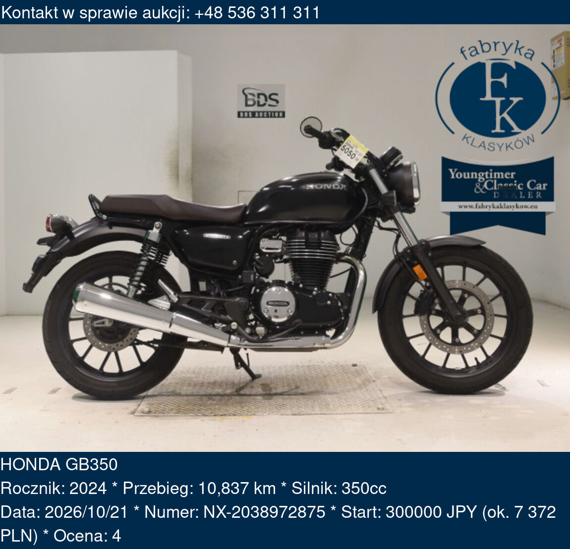 HONDA GB350 2024 - zdjęcie 2