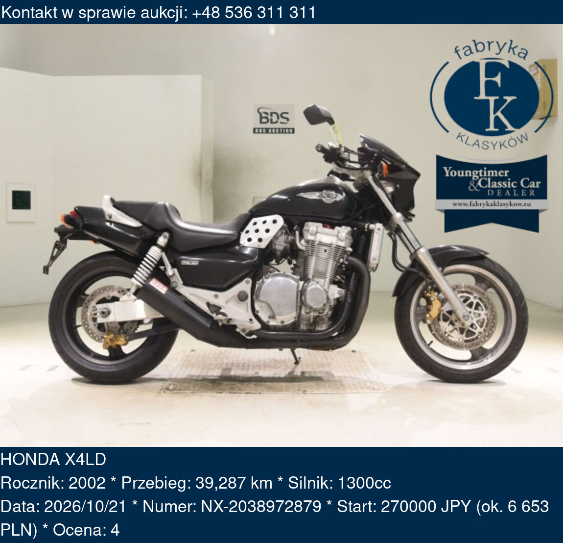 HONDA X4LD 2002 - zdjęcie 2