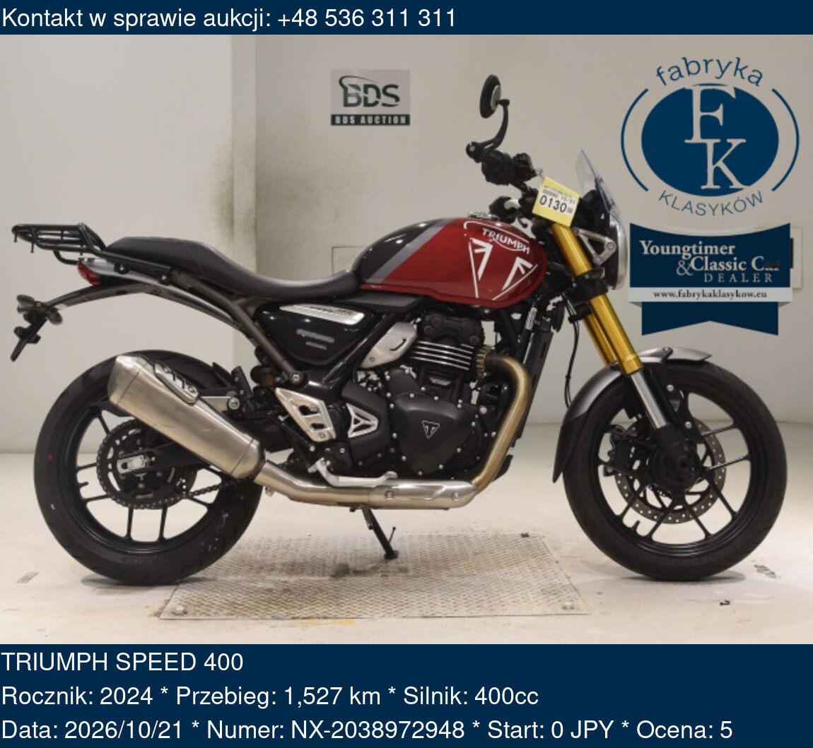 TRIUMPH SPEED 400 2024 - zdjęcie 2