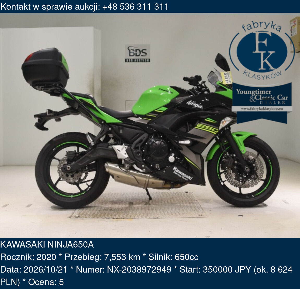 KAWASAKI NINJA650A 2020 - zdjęcie 2