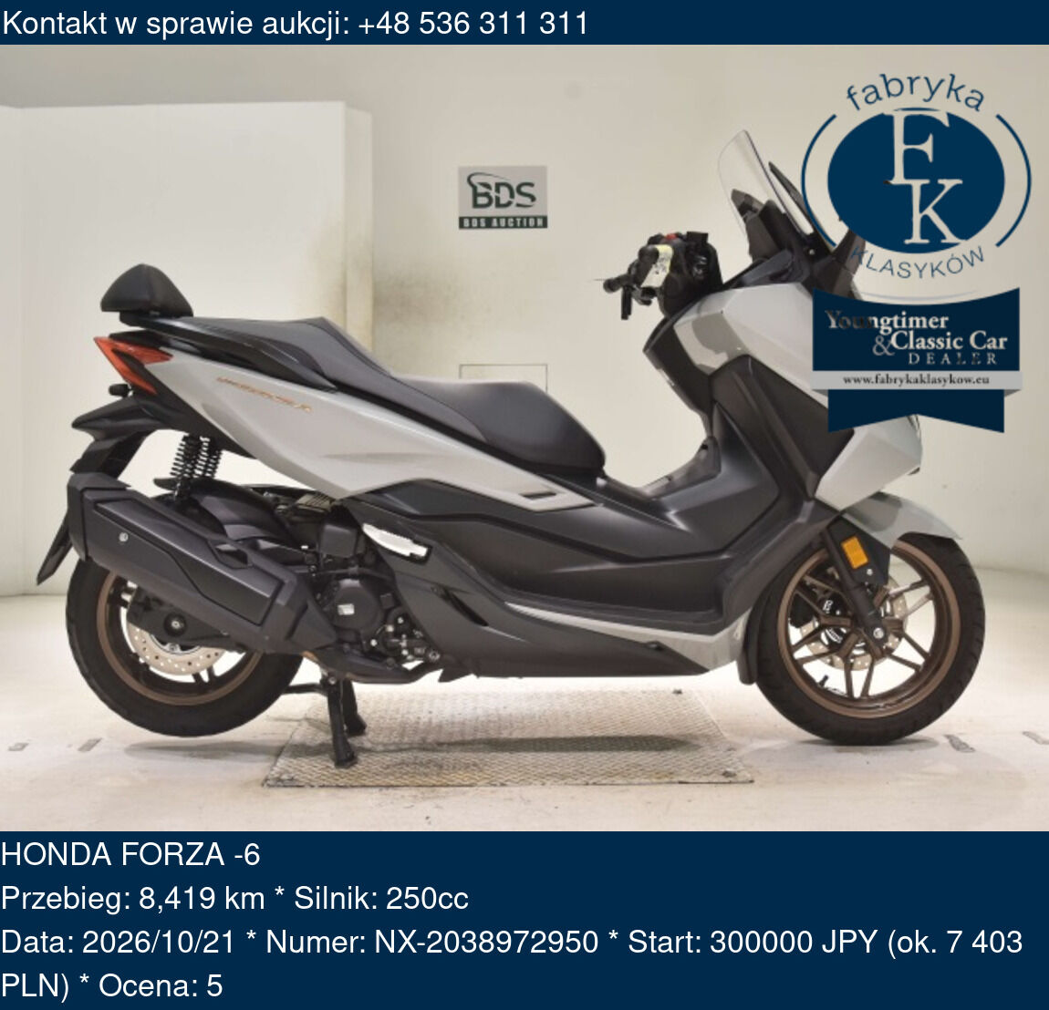 HONDA FORZA -6  - zdjęcie 2