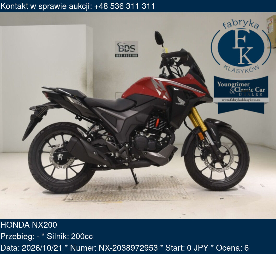 HONDA NX200 - zdjęcie 2