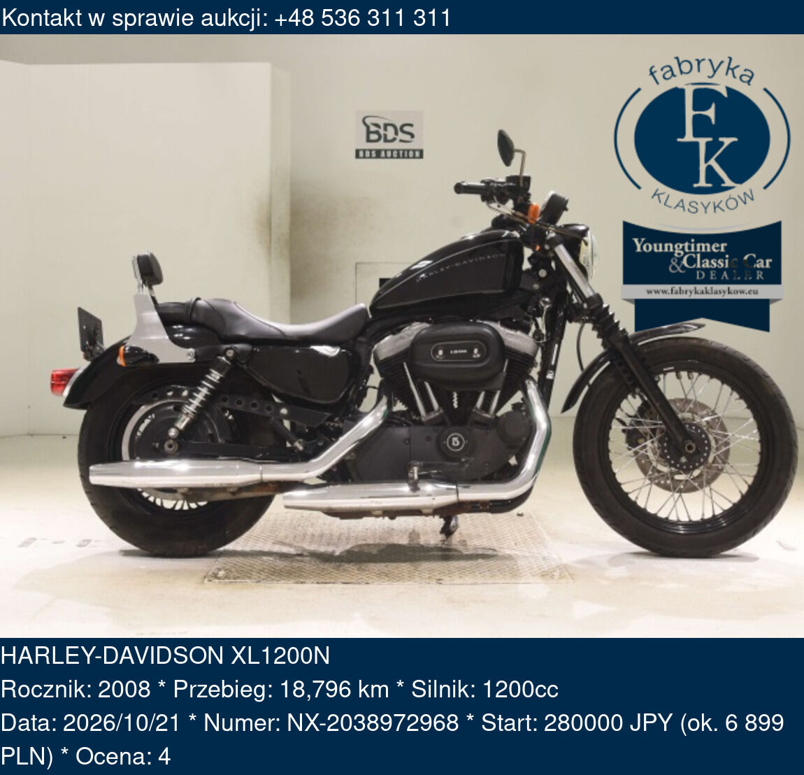HARLEY-DAVIDSON XL1200N 2008 - zdjęcie 2