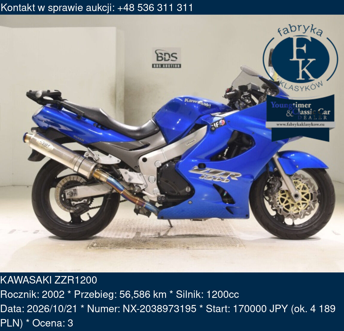 KAWASAKI ZZR1200 2002 - zdjęcie 2