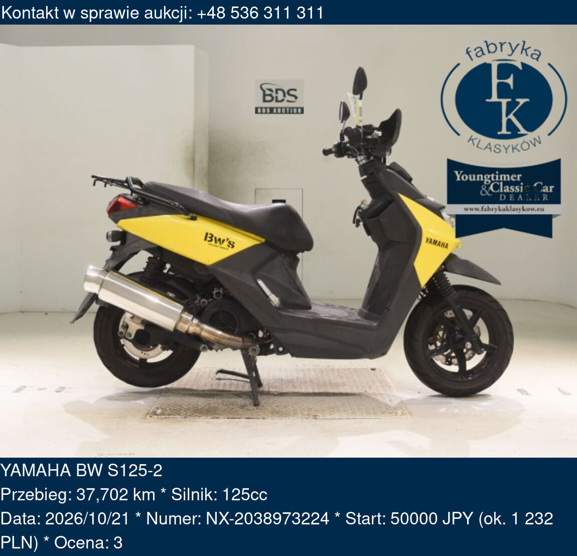 YAMAHA BW S125-2  - zdjęcie 2