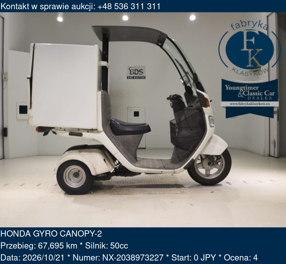 HONDA GYRO CANOPY-2  - zdjęcie 2