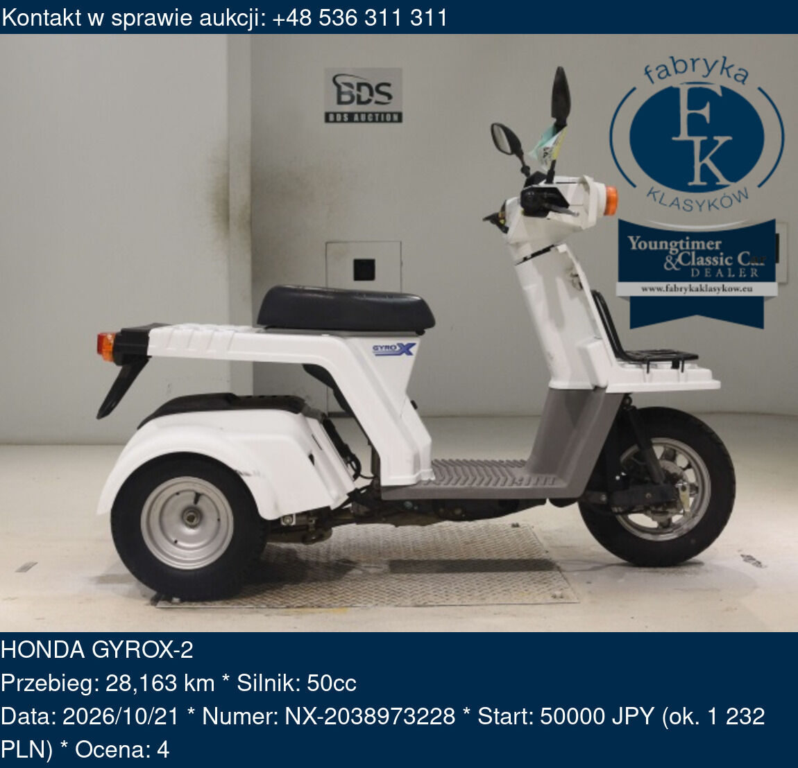 HONDA GYROX-2  - zdjęcie 2