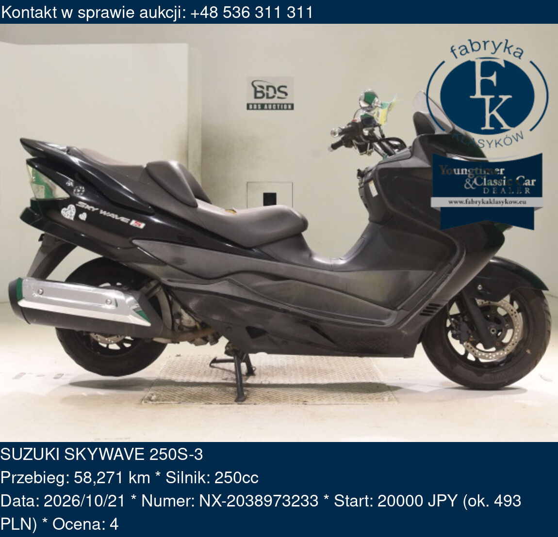 SUZUKI SKYWAVE 250S-3  - zdjęcie 2