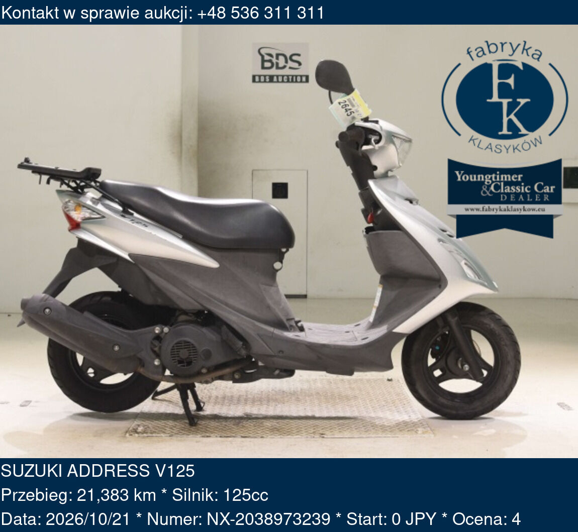 SUZUKI ADDRESS V125  - zdjęcie 2