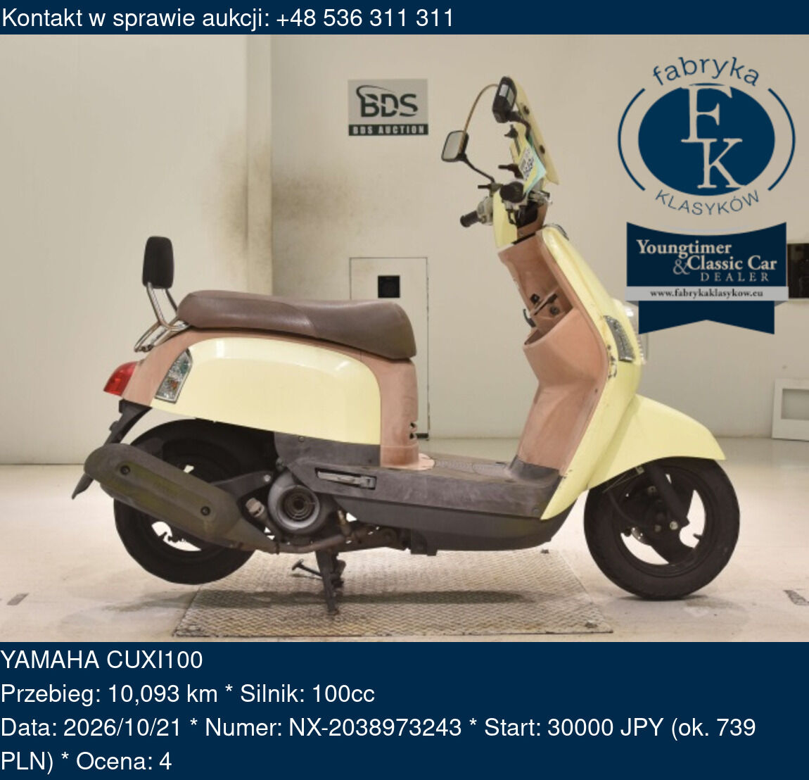 YAMAHA CUXI100  - zdjęcie 2