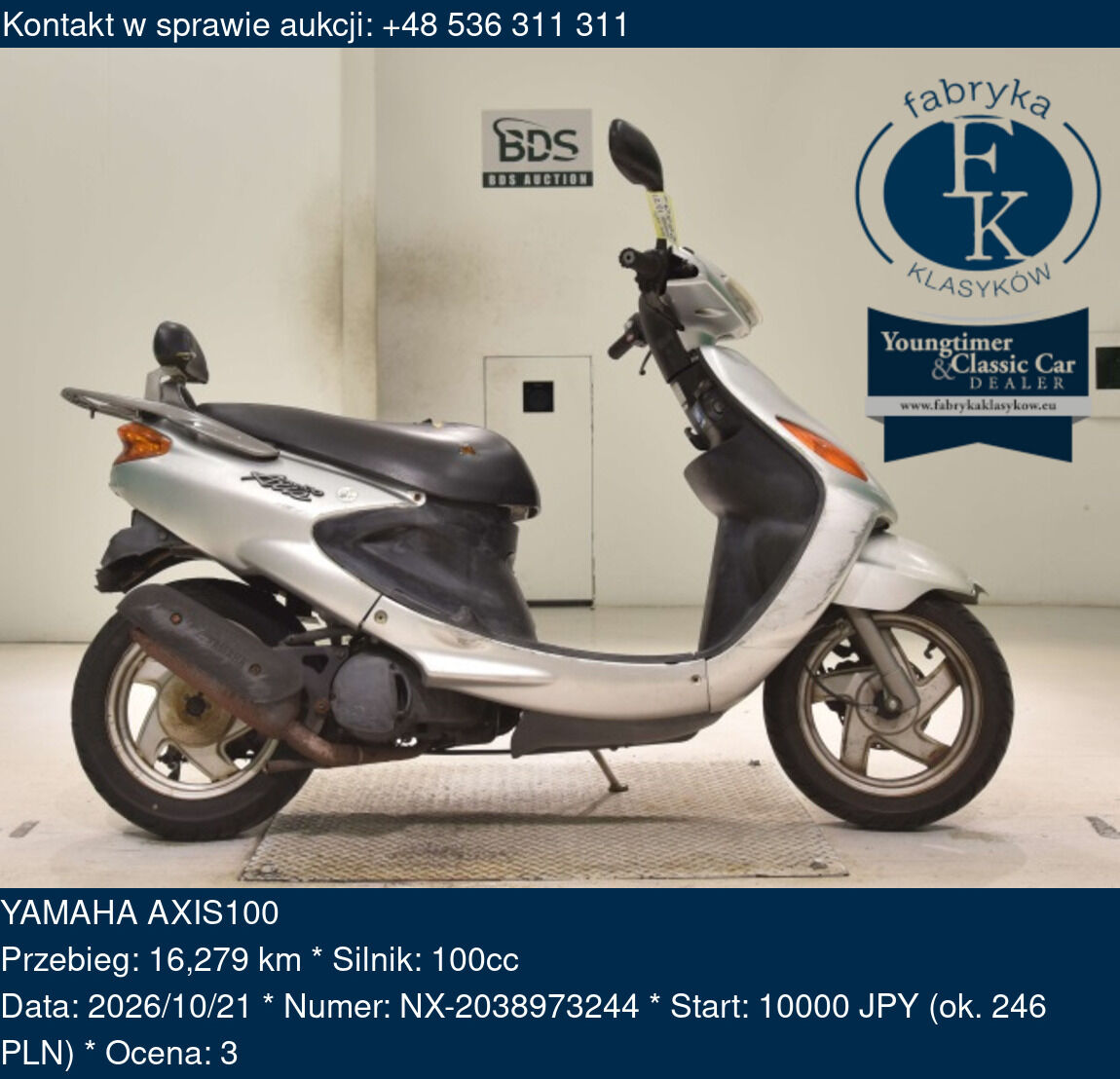 YAMAHA AXIS100  - zdjęcie 2