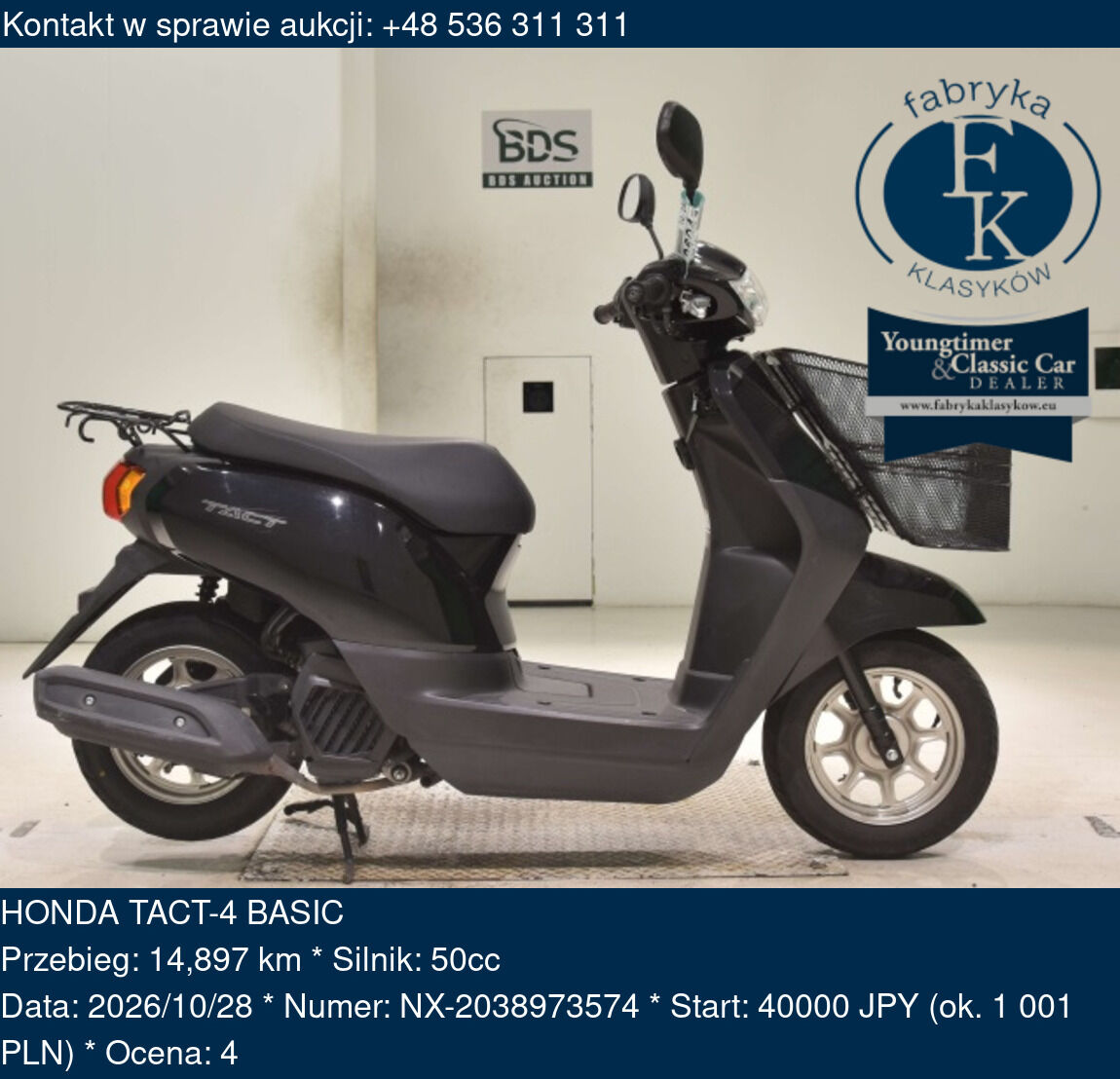 HONDA TACT-4 BASIC  - zdjęcie 2